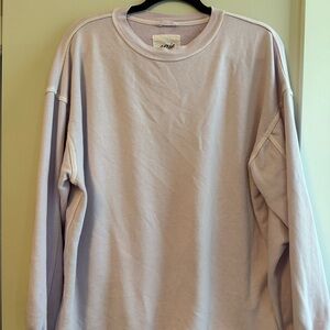 Aerie light purple crewneck